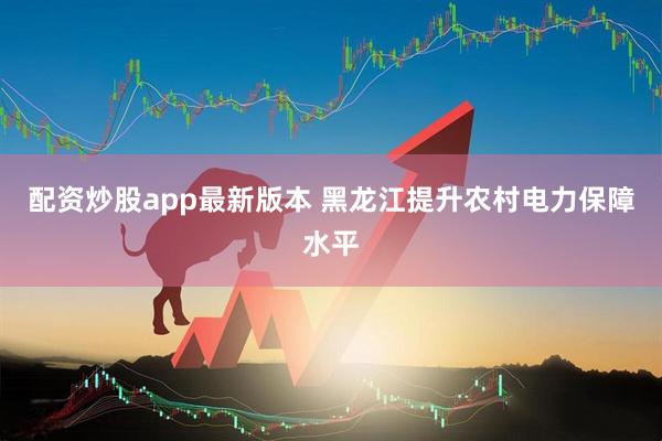 配资炒股app最新版本 黑龙江提升农村电力保障水平